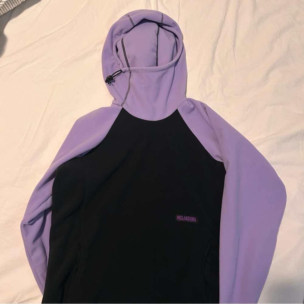Melanzana Lavender and Black Pullover